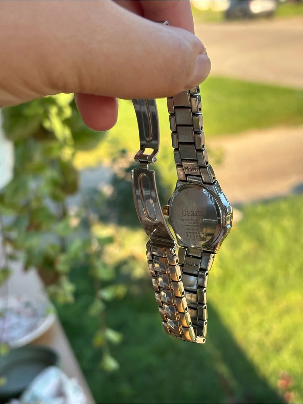 Seiko Coutura diamond Two-Tone Women's Bracelet Watch - Silver & Gold